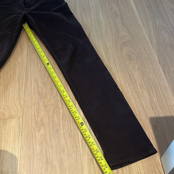 Zara brown jeans - high waist split seam jeans - Picture 7 of 9